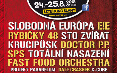 OFICIÁLNÍ PLAKÁT SLÁNSKÉHO FESTIVALU VALNÍK 2018