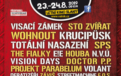 OFICIÁLNÍ PLAKÁT SLÁNSKÉHO FESTIVALU VALNÍK 2019